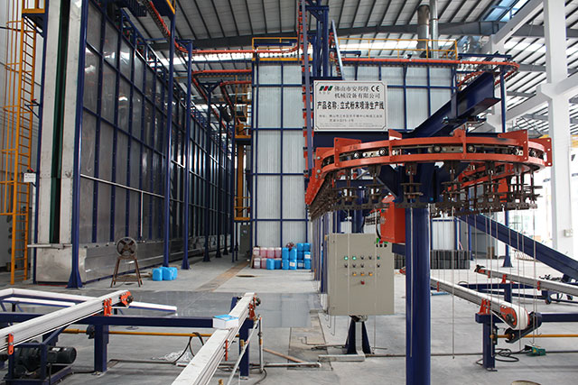 祝賀我司新噴涂車間立式粉末噴涂線成功投產